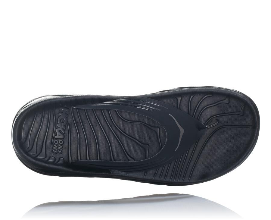 Sandale Hoka One One Ora Recovery Flip Homme - Noir - GER-809532